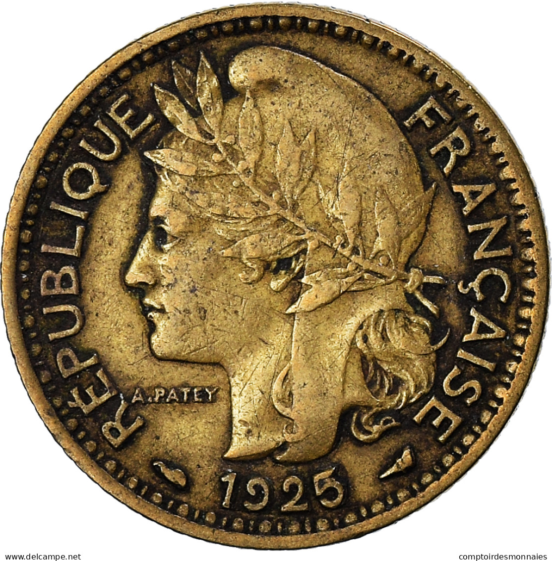 Monnaie, Cameroun, Franc, 1925, Paris, TTB, Bronze-Aluminium, KM:2 - Kameroen