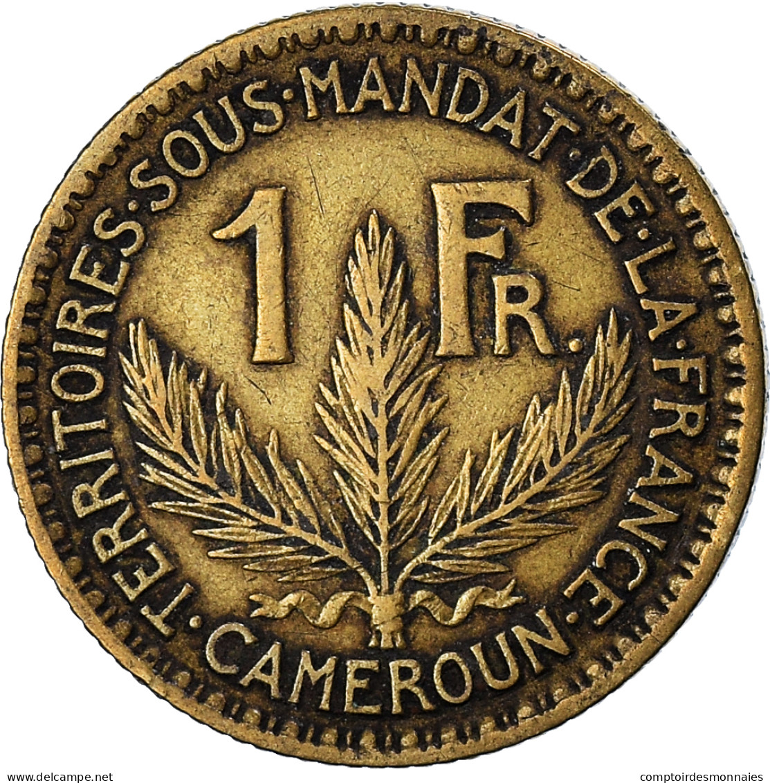 Monnaie, Cameroun, Franc, 1925, Paris, TTB, Bronze-Aluminium, KM:2 - Cameroon