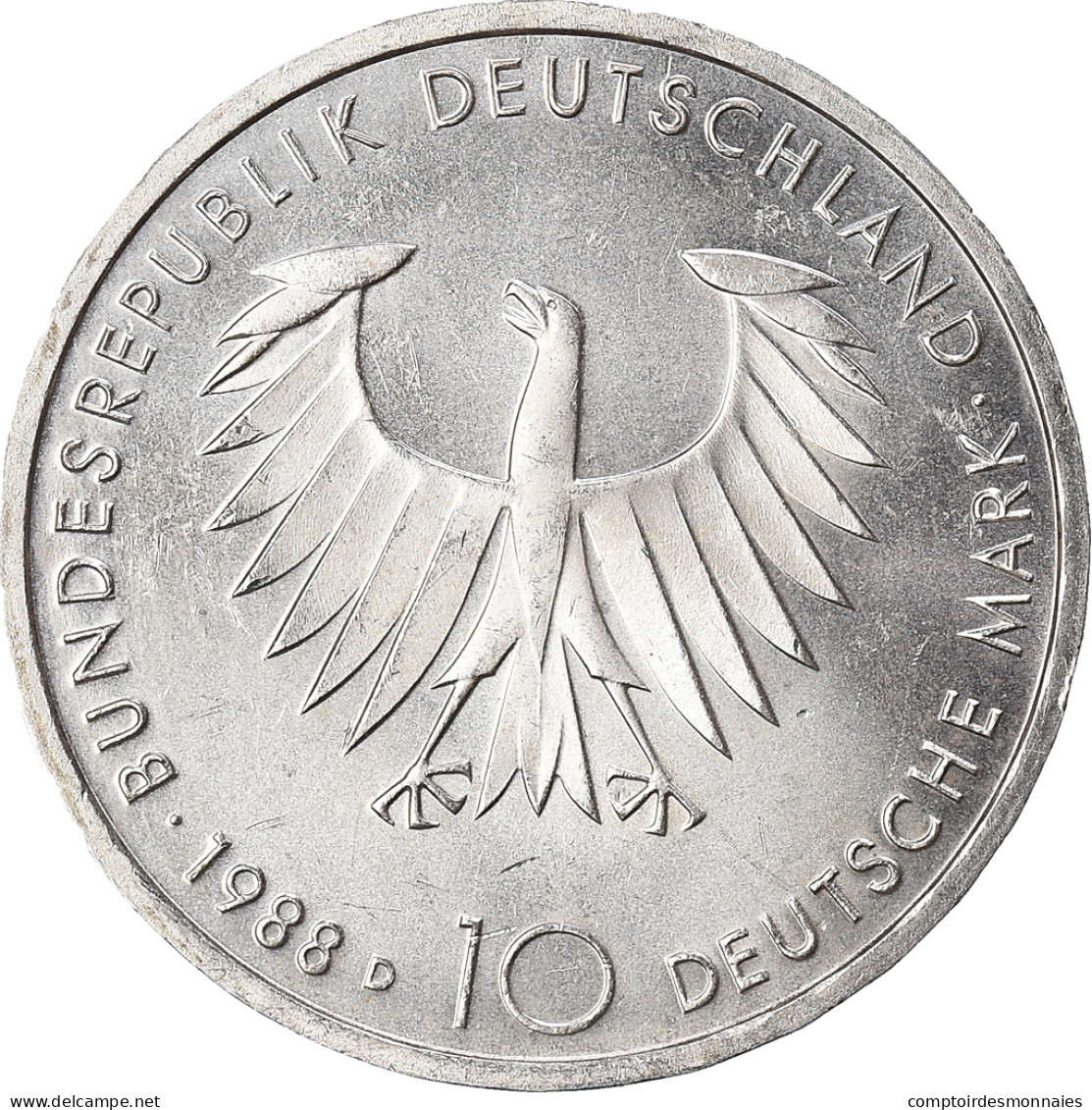 Monnaie, République Fédérale Allemande, 10 Mark, 1988, Munich, Germany, TTB - Commémoratives