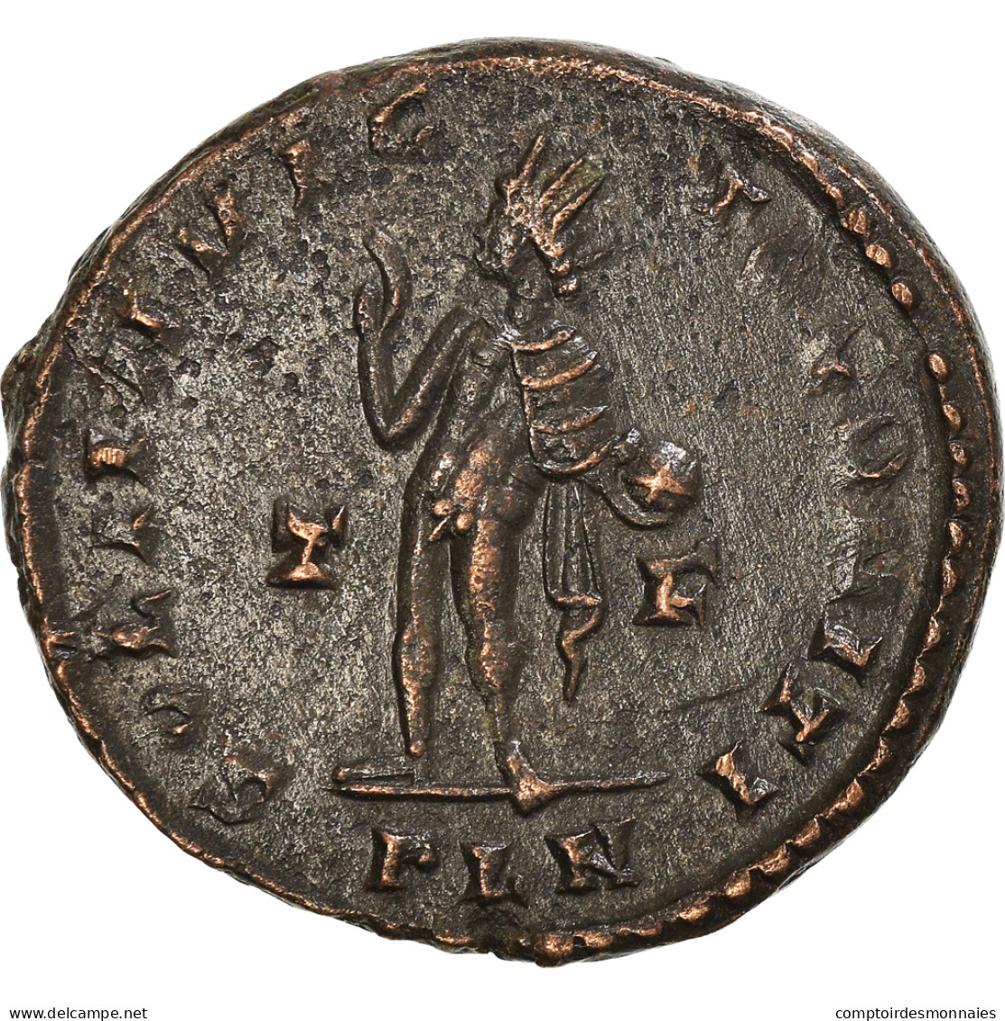 Monnaie, Constantin I, Follis, 310, Londres, SUP+, Bronze, RIC:121a - L'Empire Chrétien (307 à 363)