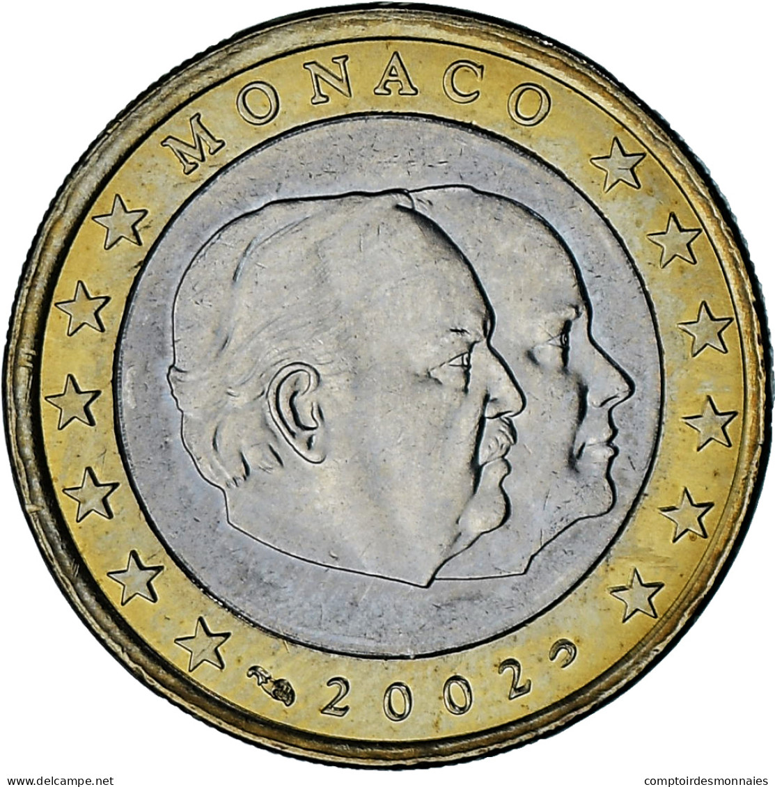 Monaco, Rainier III, Euro, 2002, Paris, SUP, Bimétallique, Gadoury:MC178 - Monaco