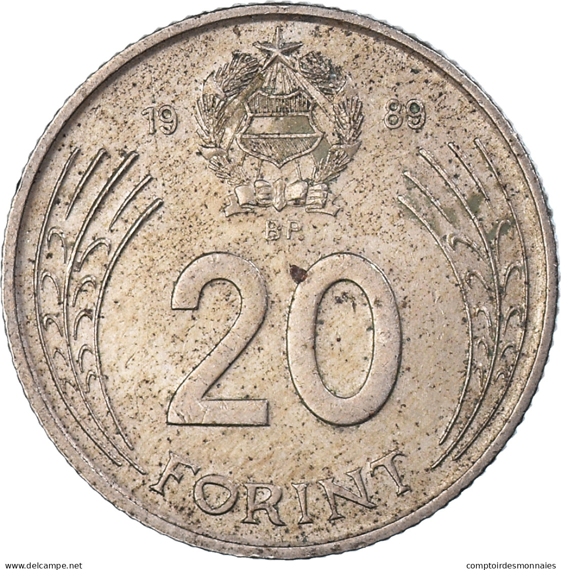 Monnaie, Hongrie, 20 Forint, 1989, TB+, Cupro-nickel, KM:630 - Hongrie