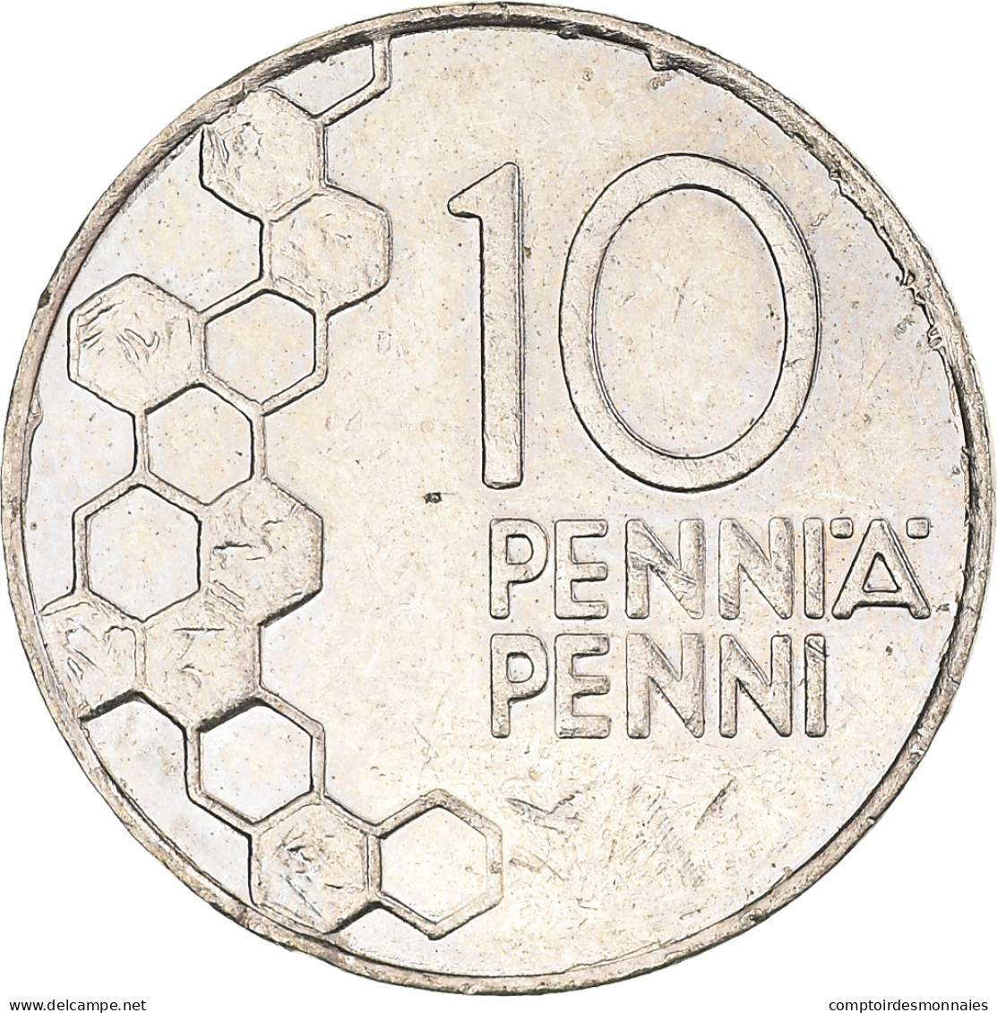 Monnaie, Finlande, 10 Pennia, 1996 - Finlande