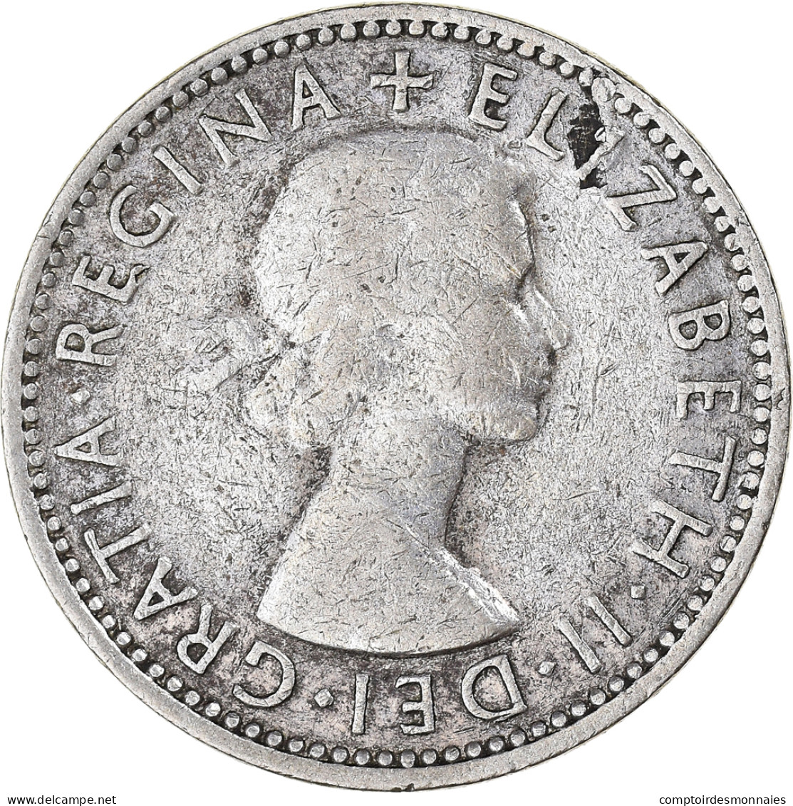 Monnaie, Australie, Elizabeth II, Shilling, 1954, Melbourne, TB, Argent, KM:53 - Shilling