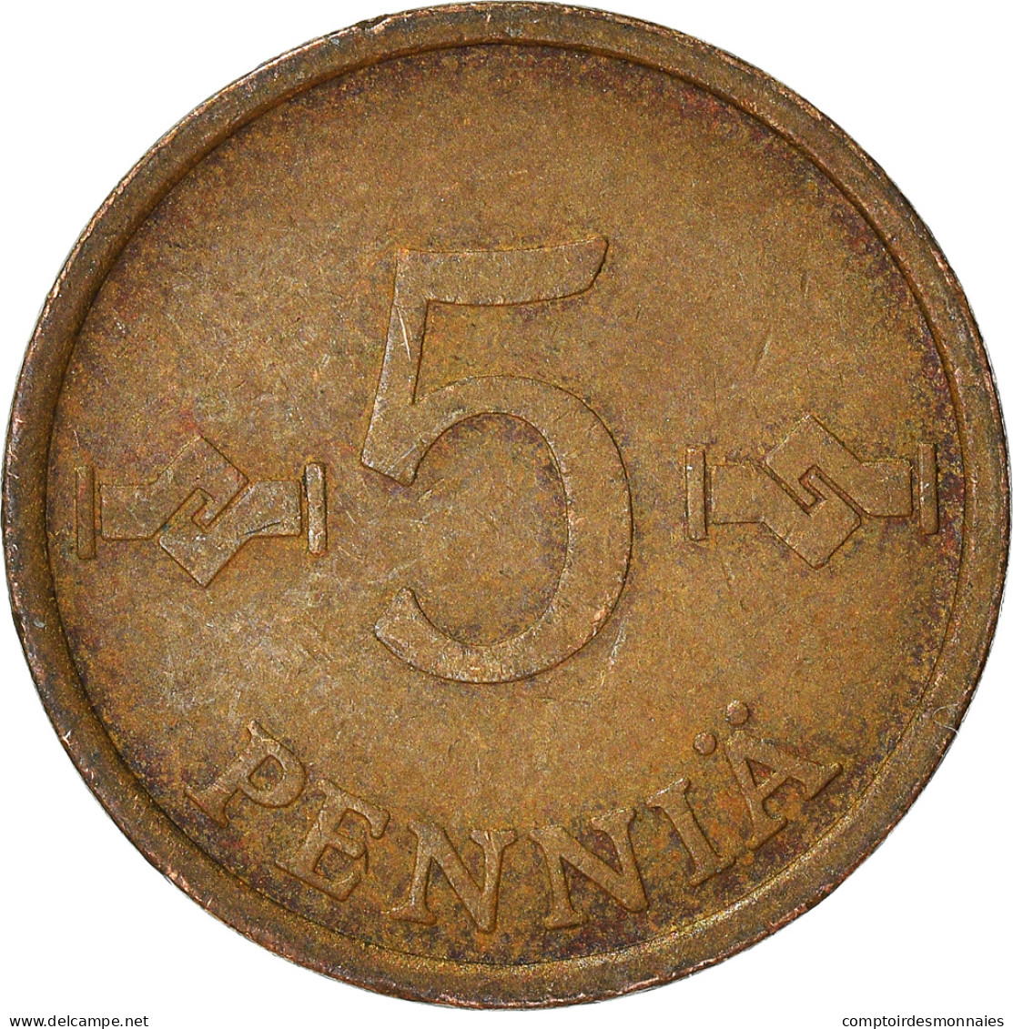 Monnaie, Finlande, 5 Pennia, 1972 - Finlande