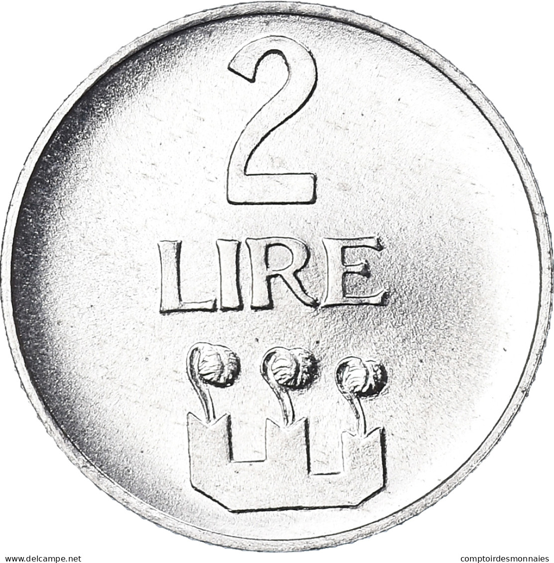 Monnaie, Saint Marin , 2 Lire, 1972, Rome, FDC, FDC, Aluminium, KM:15 - San Marino