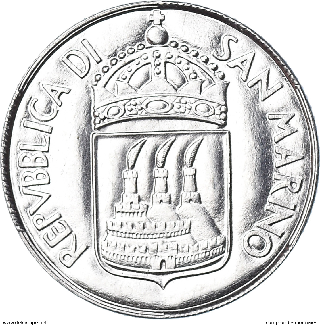 Monnaie, Saint Marin , 2 Lire, 1973, FDC, FDC, Aluminium, KM:23 - San Marino