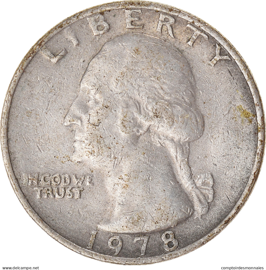 Monnaie, États-Unis, Quarter, 1978 - 1932-1998: Washington