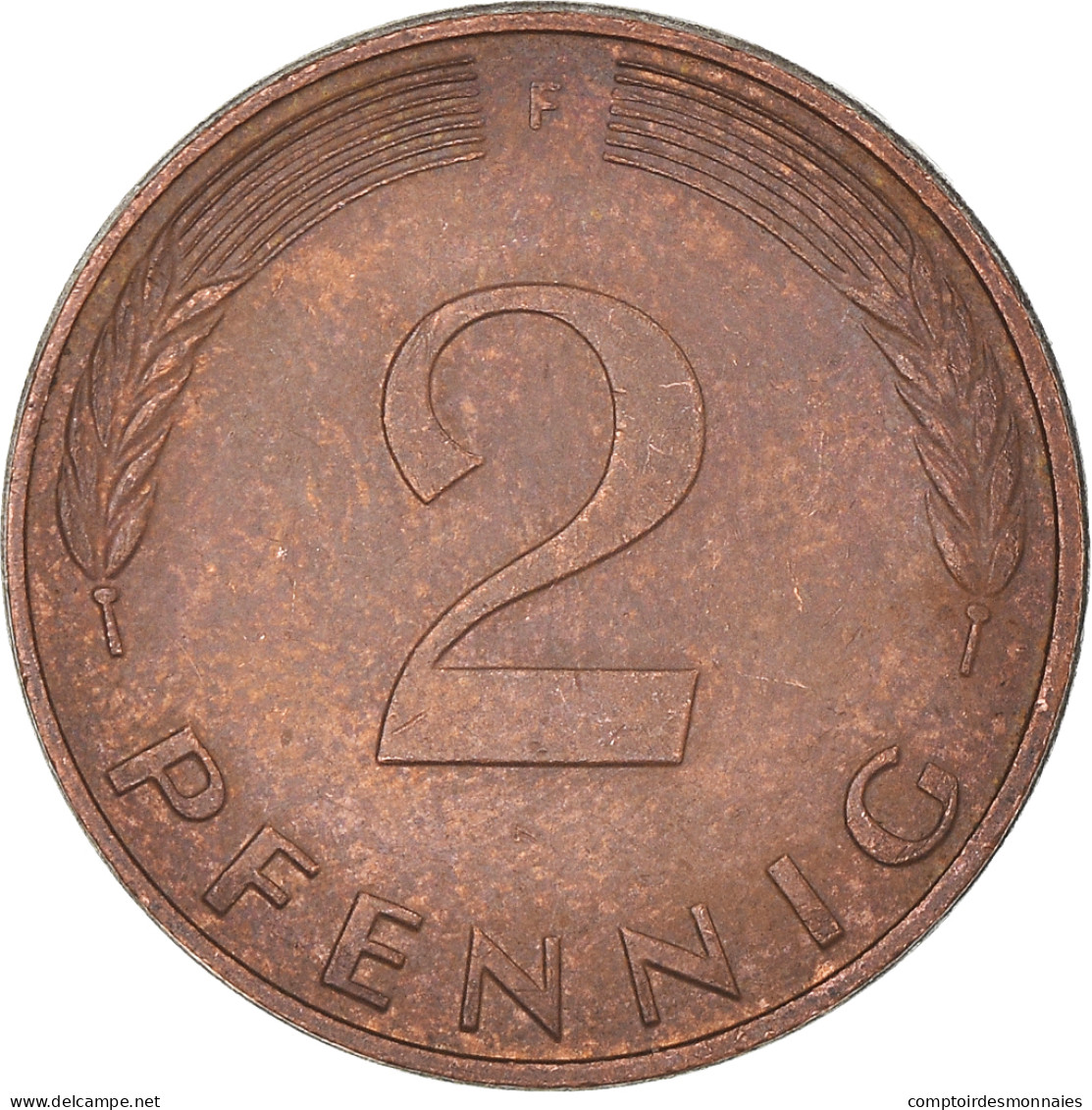 Monnaie, République Fédérale Allemande, 2 Pfennig, 1981 - 2 Pfennig