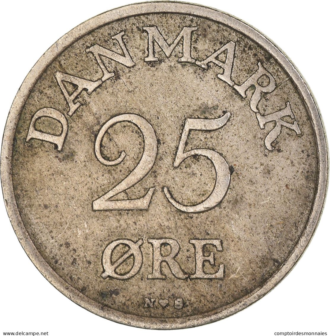 Monnaie, Danemark, 25 Öre, 1949 - Dänemark