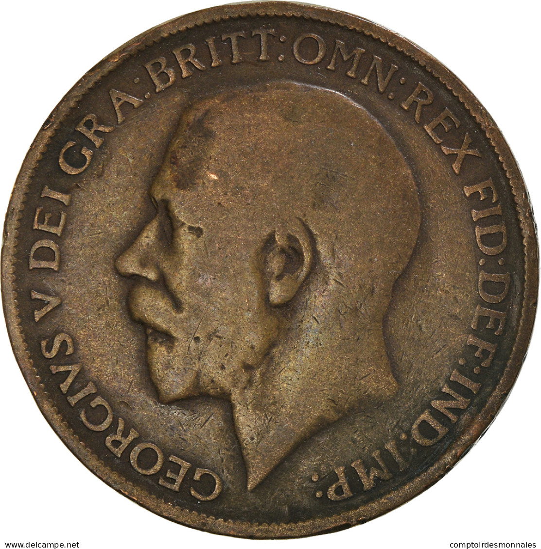 Monnaie, Grande-Bretagne, 1911 - D. 1 Penny