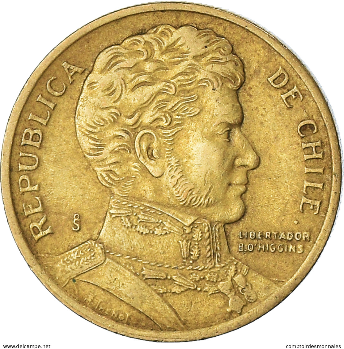 Monnaie, Chili, 10 Pesos, 1994 - Cile