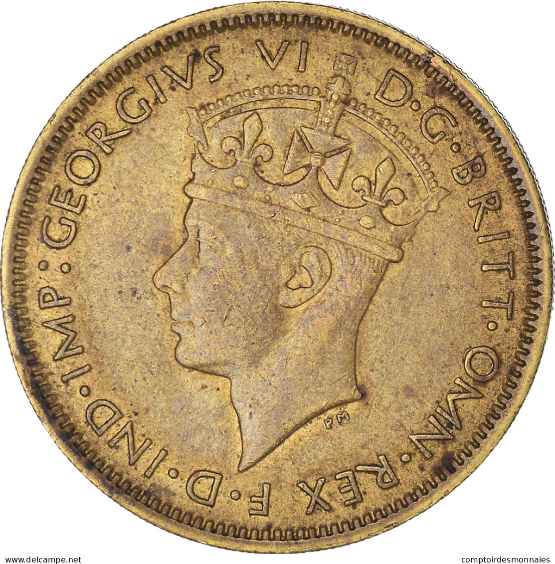 Monnaie, Afrique Occidentale Britannique, George VI, Shilling, 1947, TTB - Kolonien