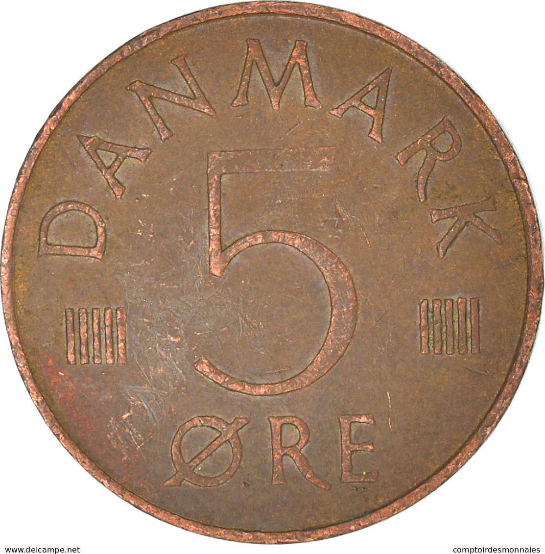 Monnaie, Danemark, 5 Öre, 1977 - Denmark