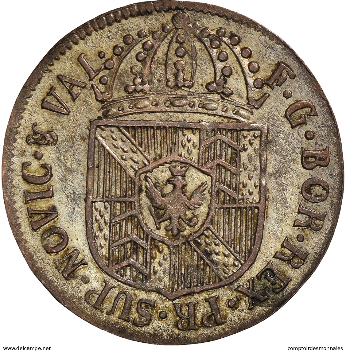 Monnaie, SWISS CANTONS, NEUCHATEL, 1/2 Batzen, 1791, Neuenburg, SUP, Billon - Autres & Non Classés