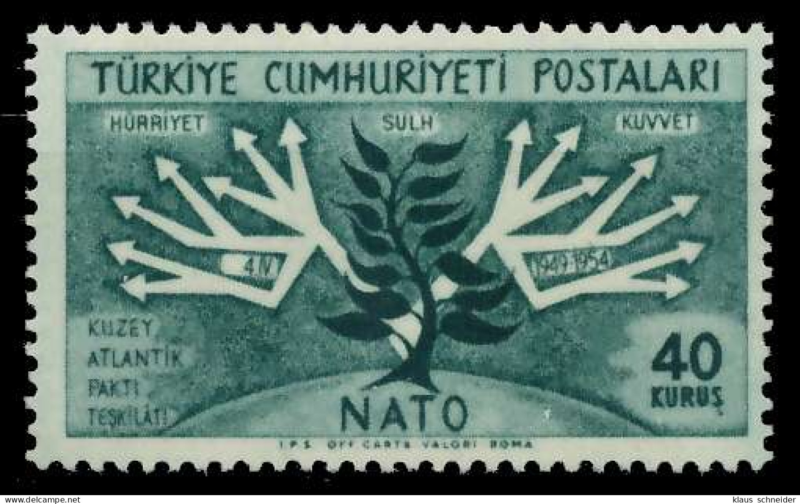 TÜRKEI 1954 Nr 1390 Postfrisch X05FB22 - Ungebraucht