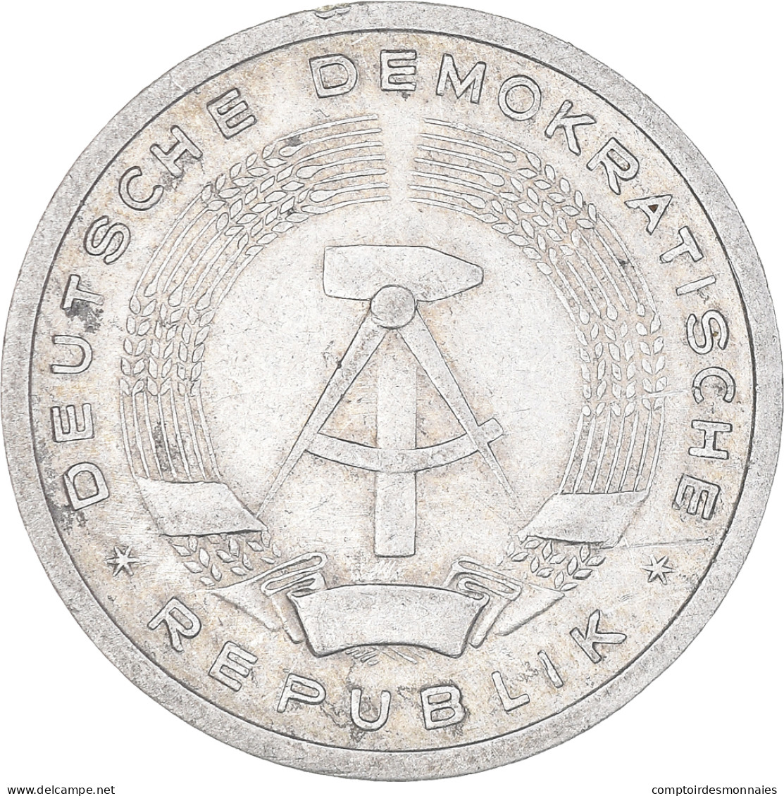 Monnaie, République Démocratique Allemande, Mark, 1956, Berlin, TB, Aluminium - 1 Mark