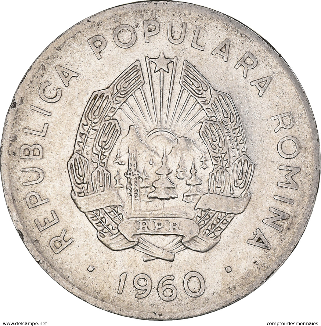 Monnaie, Roumanie, 25 Bani, 1960, TB+, Nickel Clad Steel, KM:88 - Roumanie