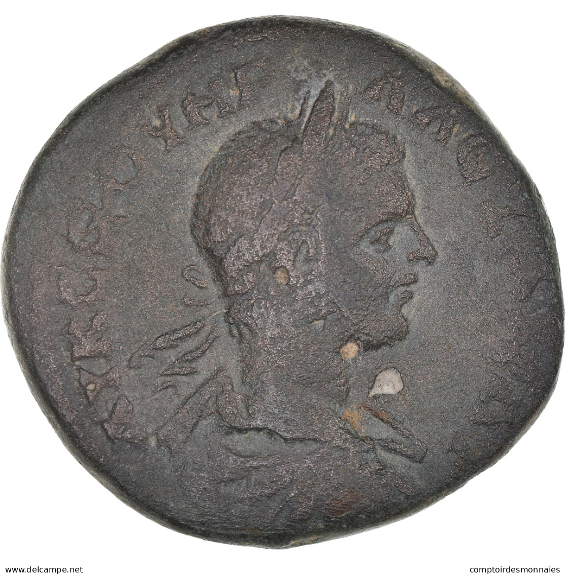 Monnaie, Cappadoce, Alexandre Sévère, Bronze Æ, 227-228, Caesarea, TB+ - Provincia
