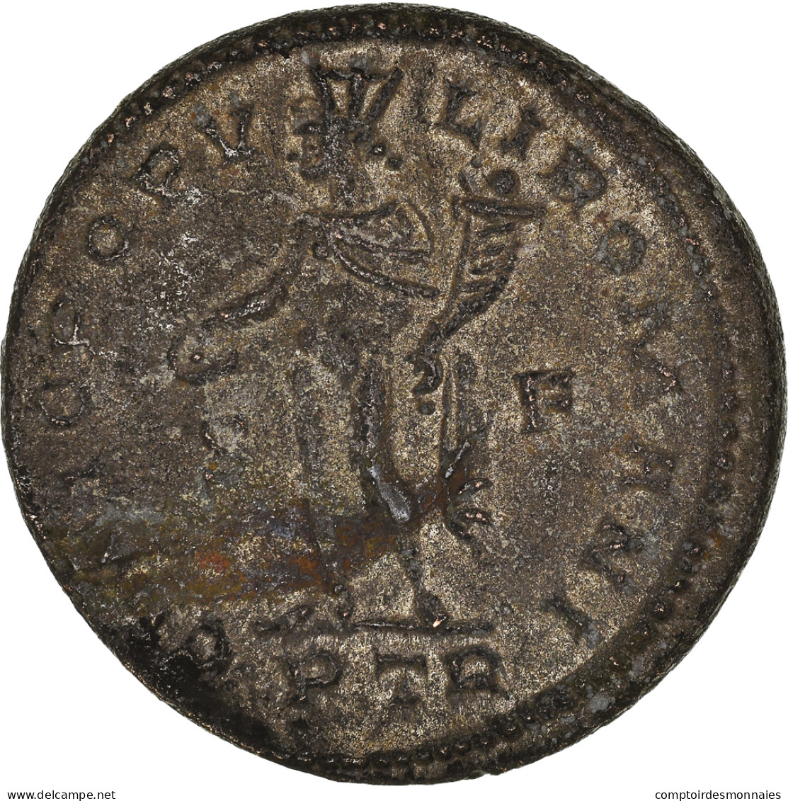 Monnaie, Constance I, Follis, 302-303, Trèves, TTB+, Bronze, RIC:519a - La Tétrarchie (284 à 307)