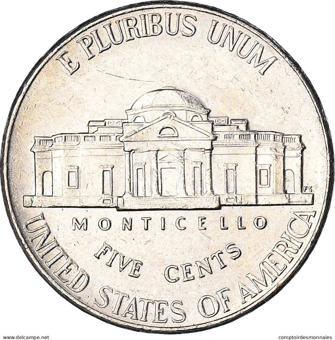 Monnaie, États-Unis, 5 Cents, 2007 - 1938-…: Jefferson