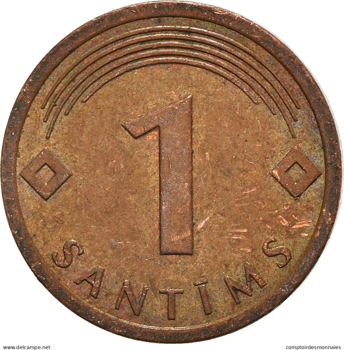 Monnaie, Lettonie, Santims, 2008 - Latvia