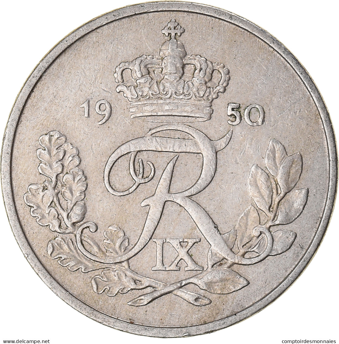 Monnaie, Danemark, 25 Öre, 1950 - Denemarken