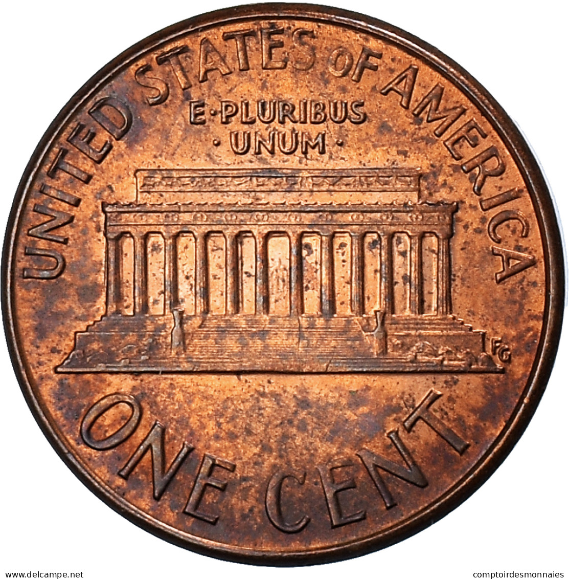 Monnaie, États-Unis, Lincoln Cent, Cent, 1989, U.S. Mint, Denver, TB+, Copper - 1959-…: Lincoln, Memorial Reverse