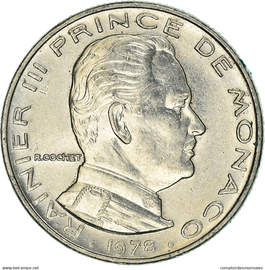 Monnaie, Monaco, 1/2 Franc, 1978 - 1960-2001 Nouveaux Francs