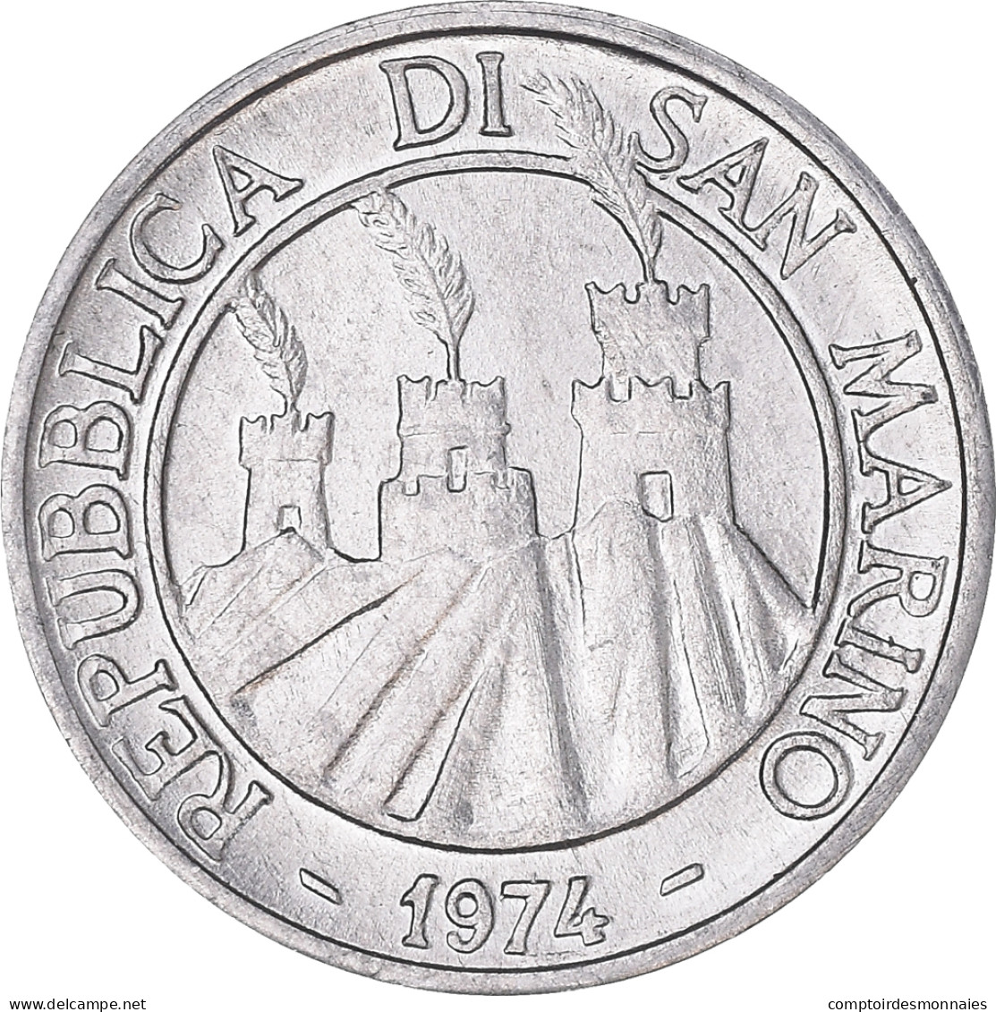 Monnaie, Saint Marin , Lira, 1974, SPL, Aluminium, KM:30 - San Marino