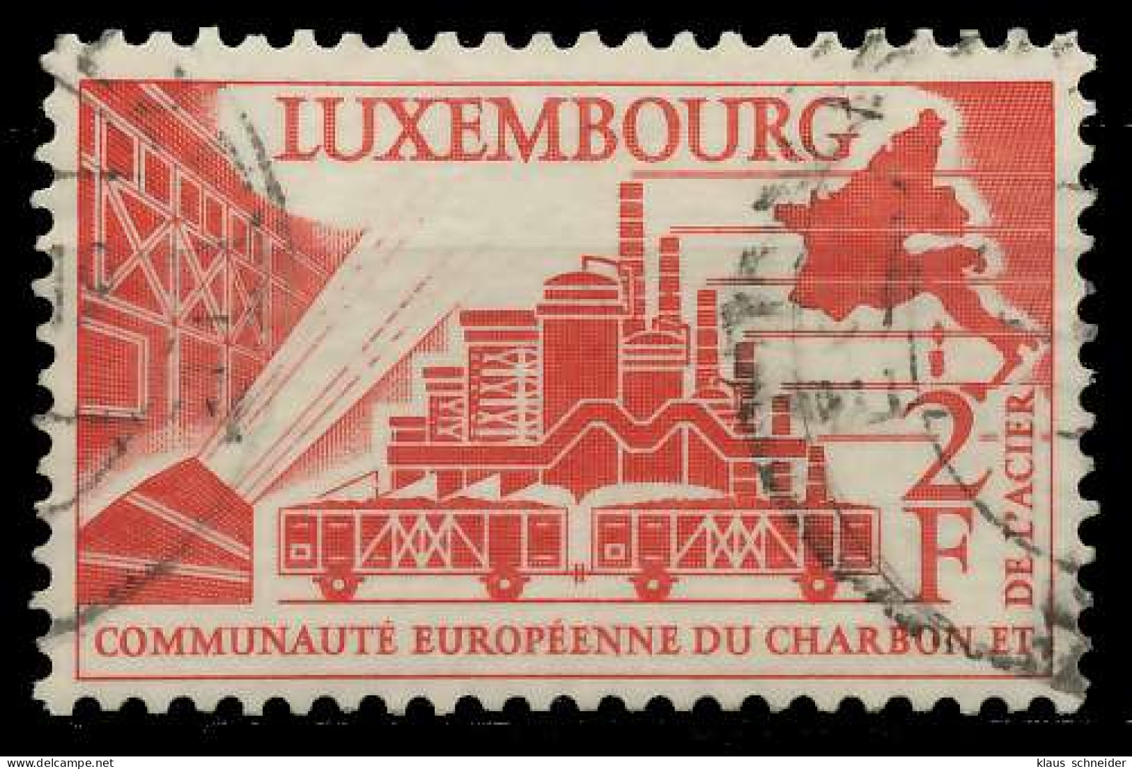 LUXEMBURG 1956 Nr 552 Gestempelt X06A876 - Oblitérés