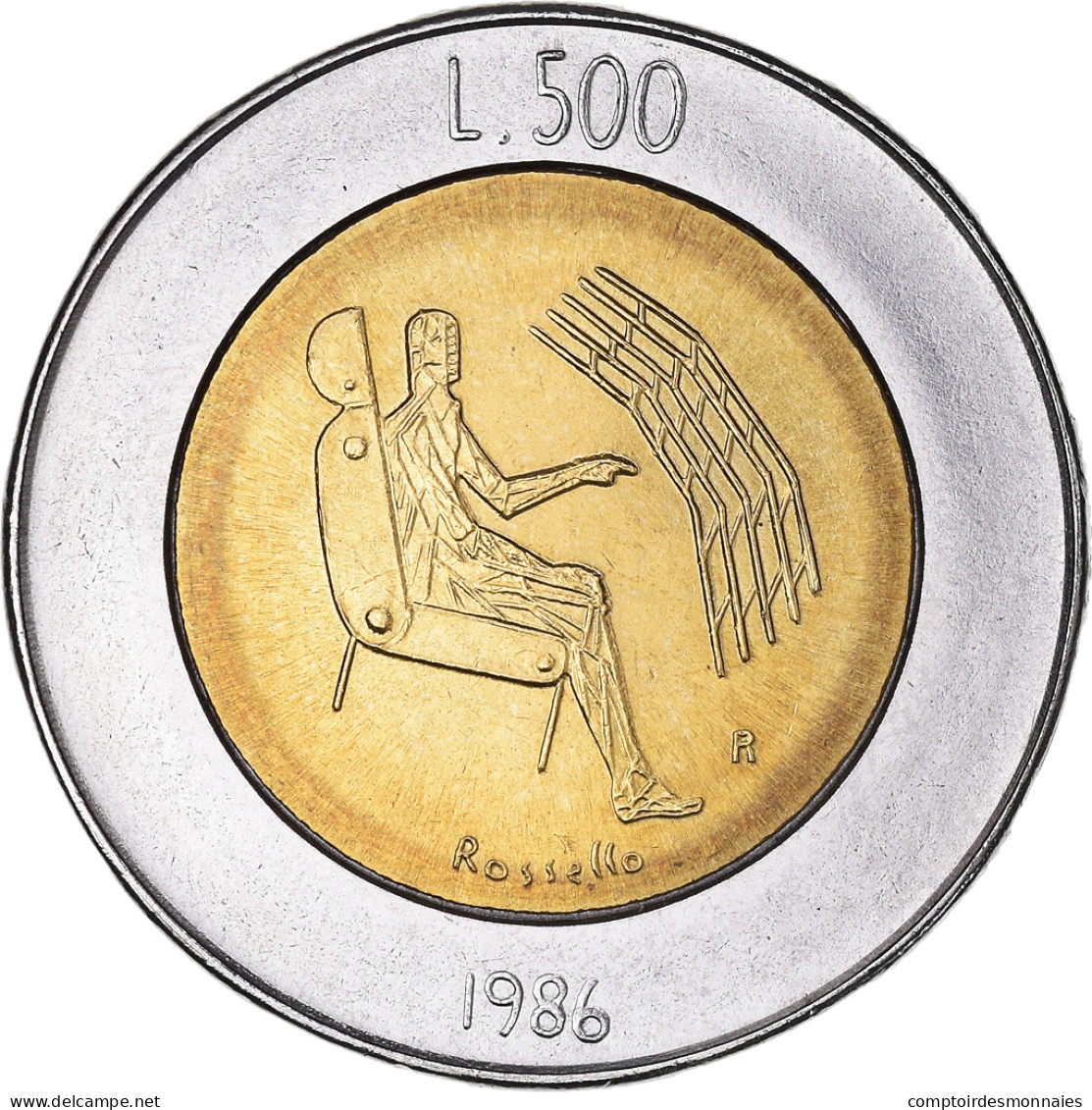 Monnaie, Saint Marin , 500 Lire, 1986, Rome, FDC, Bimétallique, KM:195 - Saint-Marin