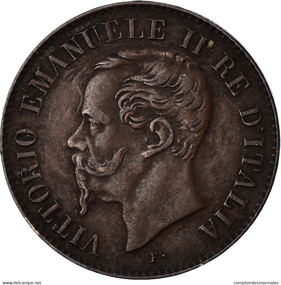 Monnaie, États Italiens, 2 Centesimi, 1867, Milan, TTB, Bronze, KM:2.1 - 1861-1878 : Victor Emmanuel II.