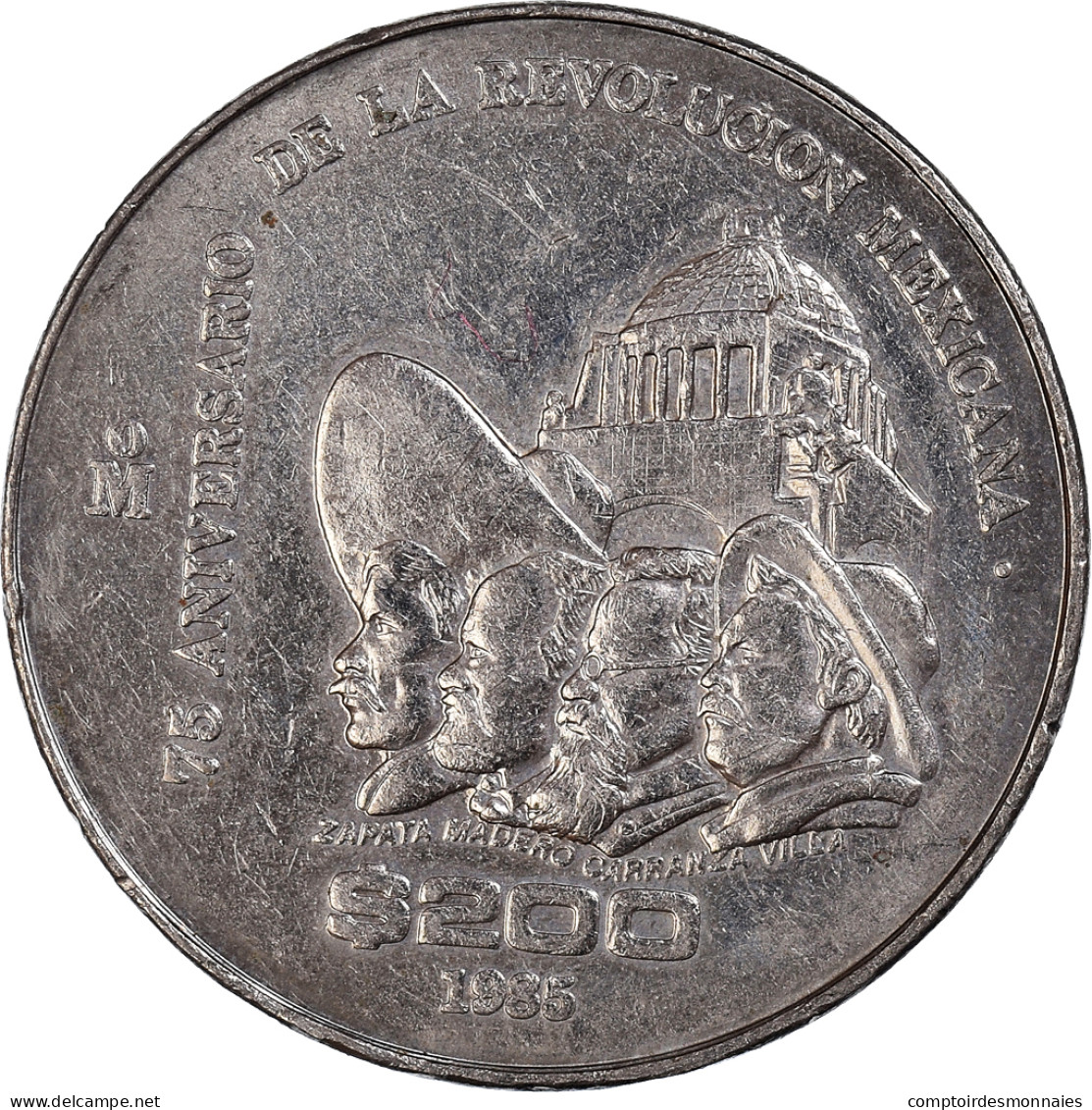 Monnaie, Mexique, 200 Pesos, 1985 - Mexico