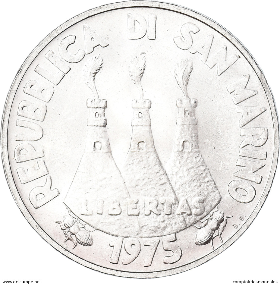 Monnaie, Saint Marin , 500 Lire, 1975, Rome, SPL, Argent, KM:47 - San Marino