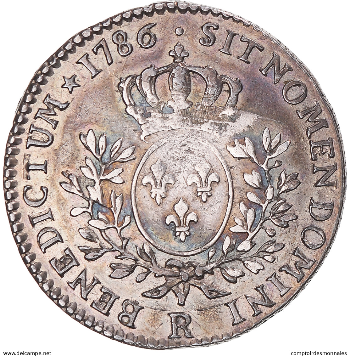 Monnaie, France, Louis XVI, 1/5 Écu, 24 Sols, 1/5 ECU, 1786, Orléans, TTB - 1774-1791 Luigi XVI