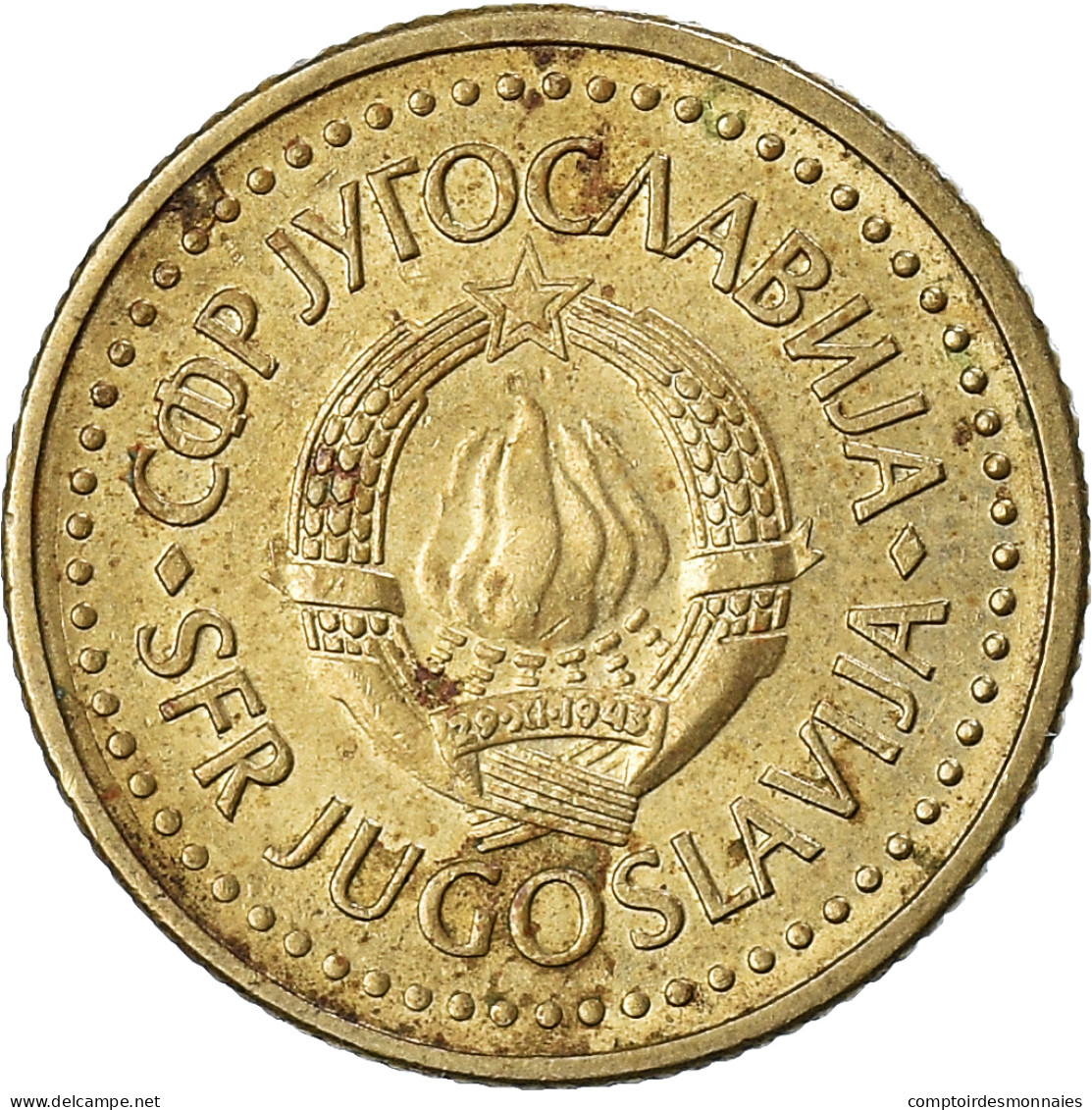 Monnaie, Yougoslavie, Dinar, 1982, TB, Nickel-Cuivre, KM:86 - Jugoslavia