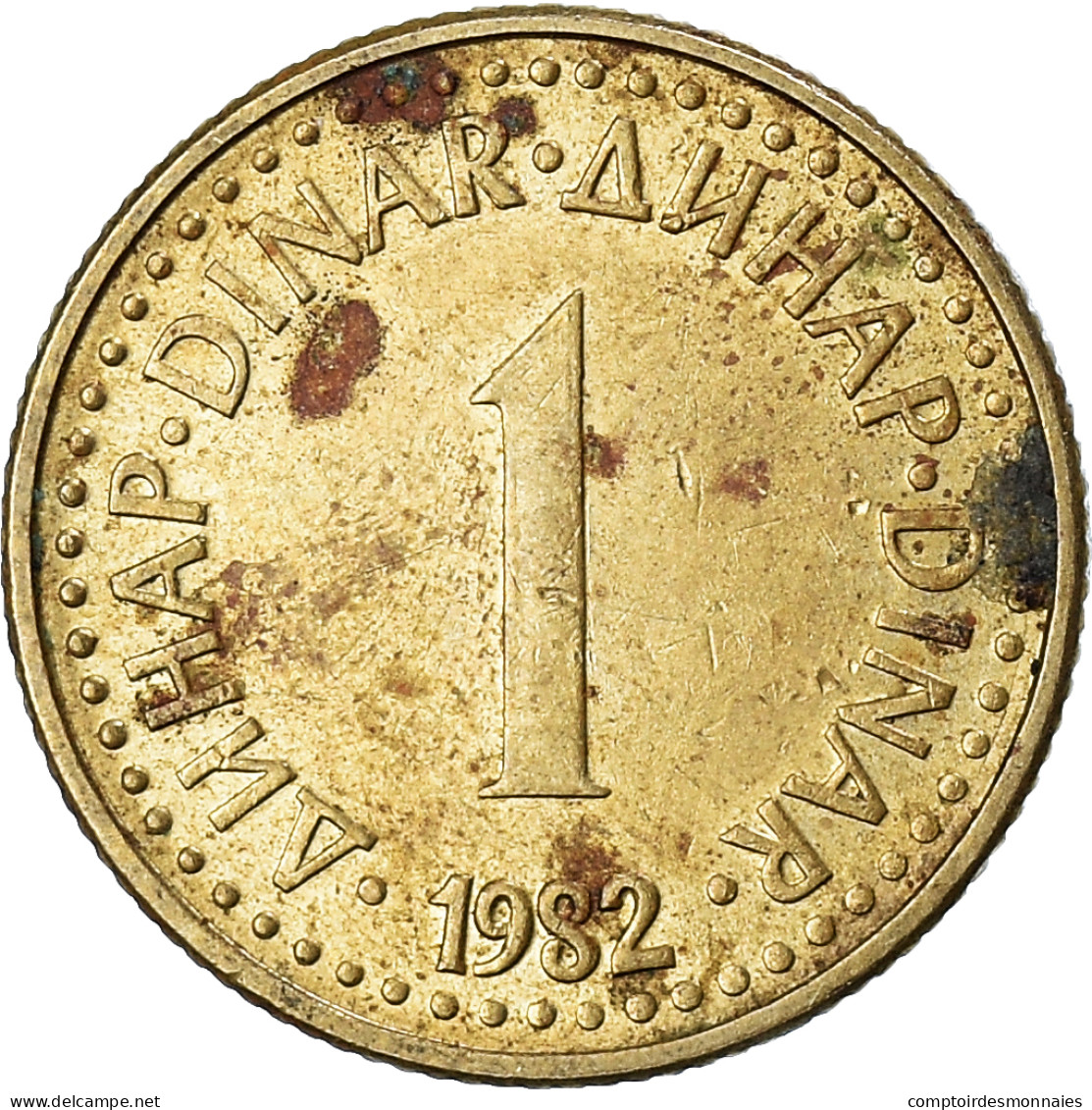 Monnaie, Yougoslavie, Dinar, 1982, TB, Nickel-Cuivre, KM:86 - Joegoslavië