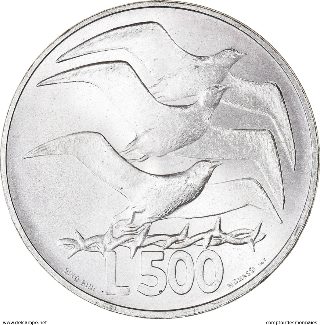 Monnaie, Saint Marin , 500 Lire, 1975, Rome, FDC, Argent, KM:47 - San Marino