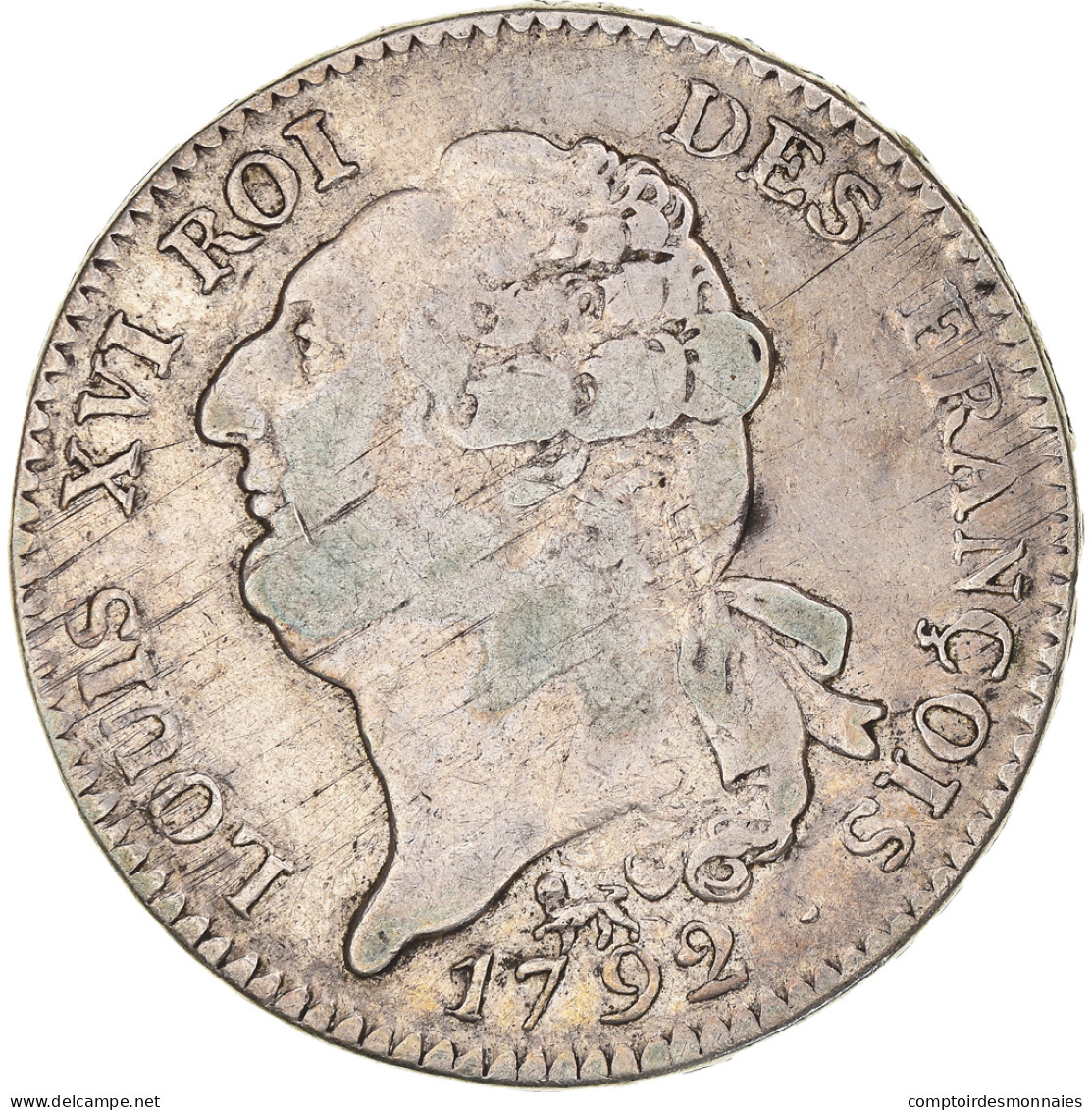 Monnaie, France, Louis XVI, Écu De 6 Livres François, ECU, 6 Livres, 1792 - Andere & Zonder Classificatie