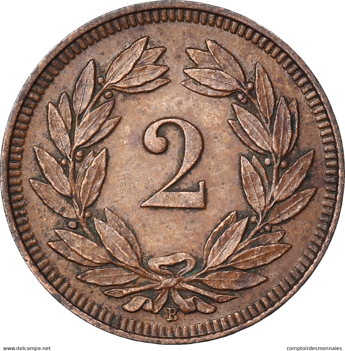 Monnaie, Suisse, 2 Rappen, 1912, Bern, TTB+, Bronze, KM:4.2 - Autres & Non Classés