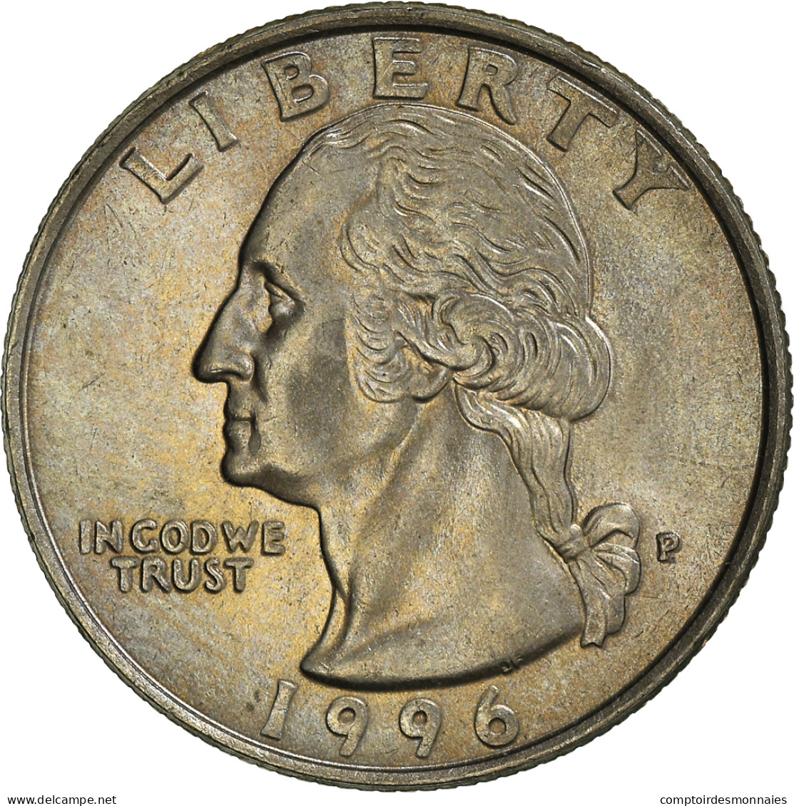 Monnaie, États-Unis, Quarter, 1996 - 1959-…: Lincoln, Memorial Reverse