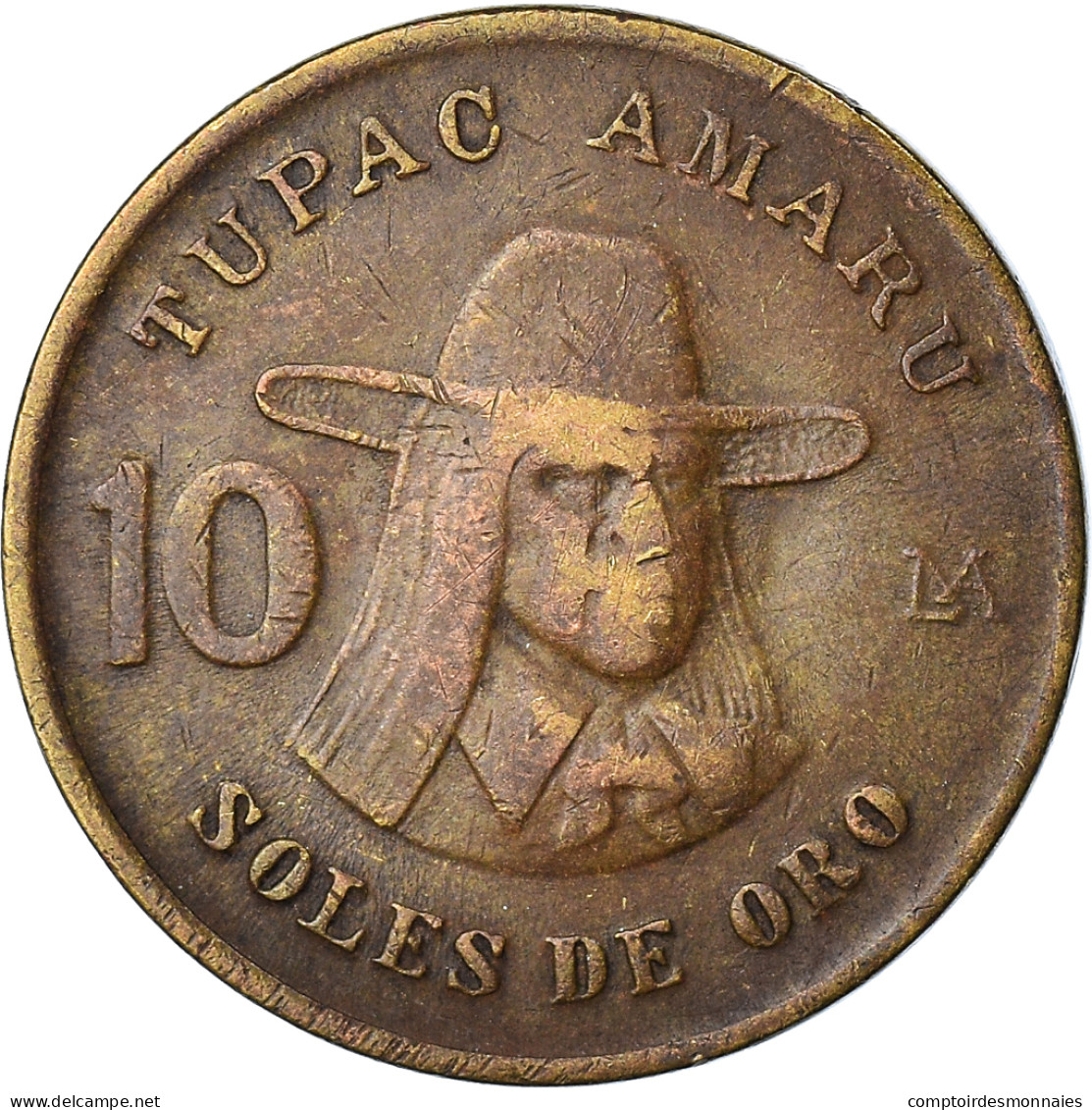 Monnaie, Pérou, 10 Soles, 1978, Lima, TTB, Laiton, KM:272.2 - Peru