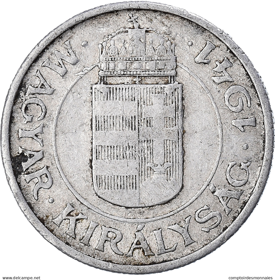 Monnaie, Hongrie, 2 Pengö, 1941, TB, Aluminium, KM:522.1 - Hongrie