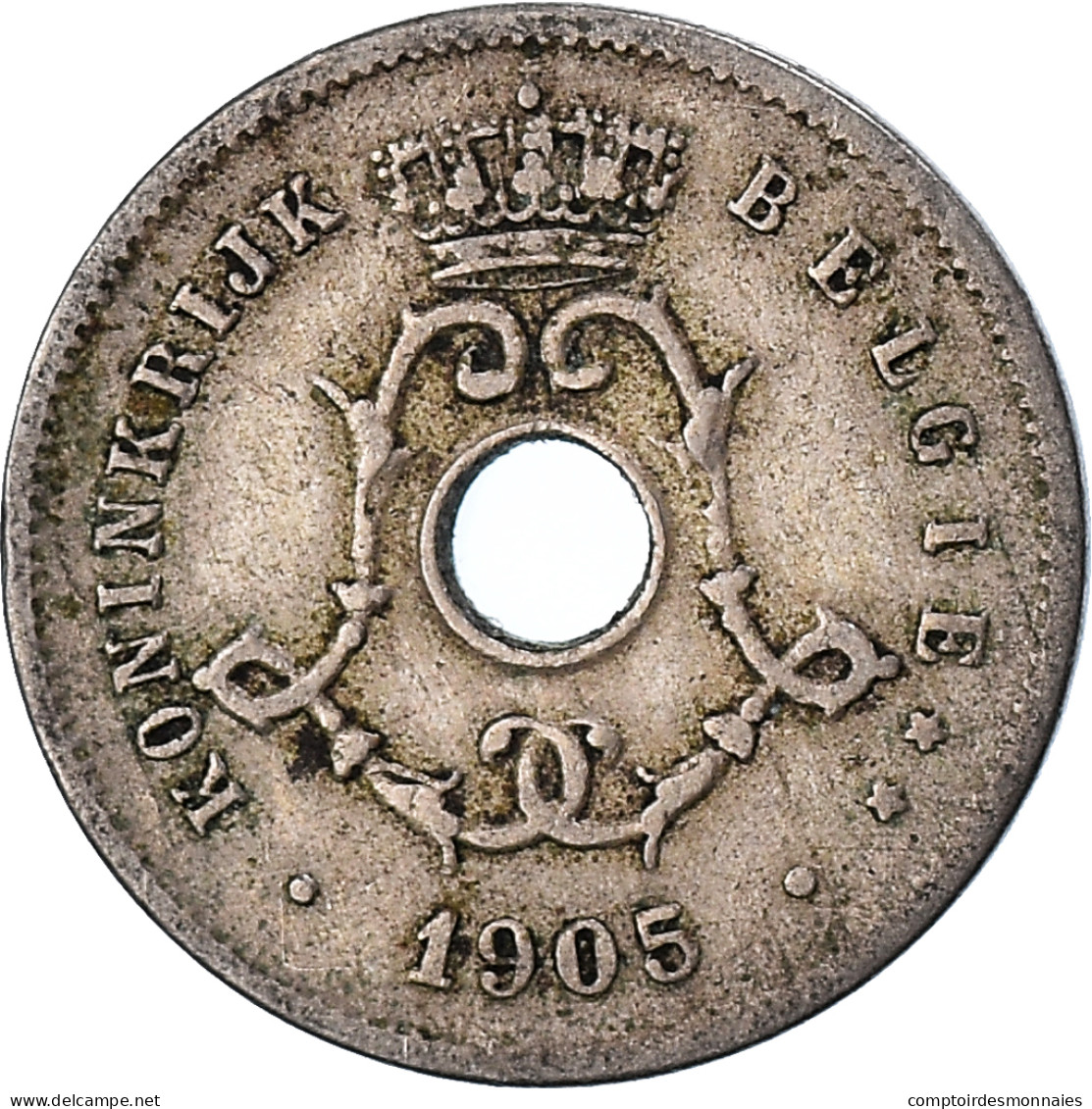 Monnaie, Belgique, 5 Centimes, 1905, TB, Cupro-nickel, KM:55 - 5 Cents