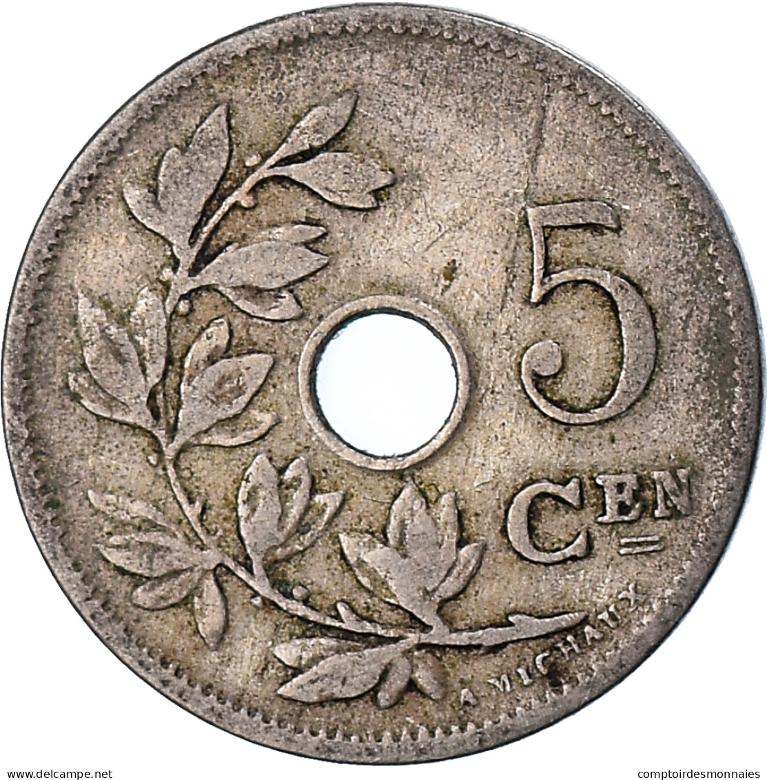 Monnaie, Belgique, 5 Centimes, 1905, TB, Cupro-nickel, KM:55 - 5 Centimes