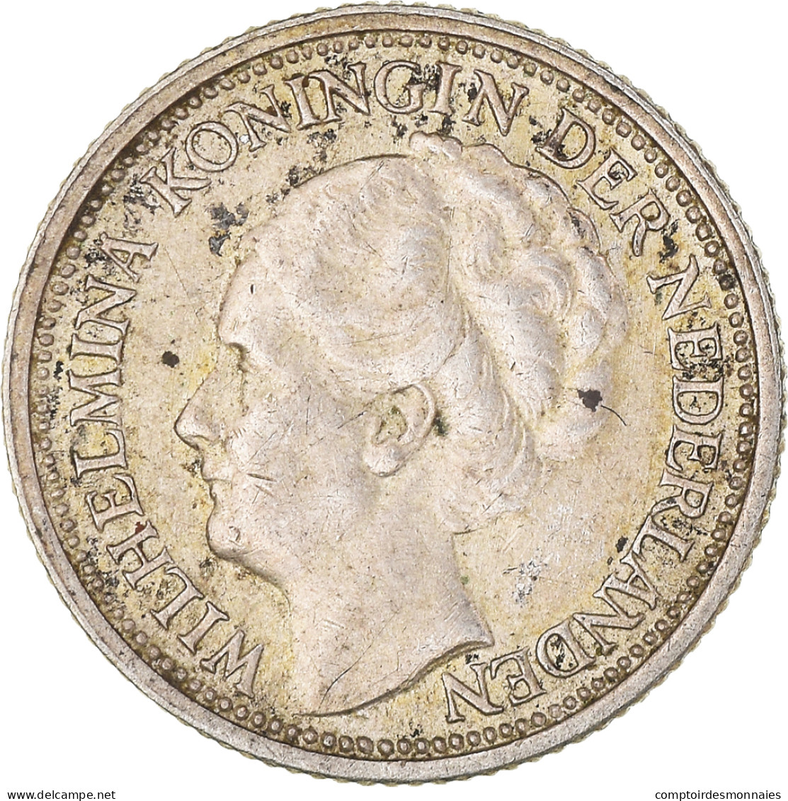Monnaie, Pays-Bas, Wilhelmina I, 10 Cents, 1941, SUP, Argent, KM:163 - 10 Centavos