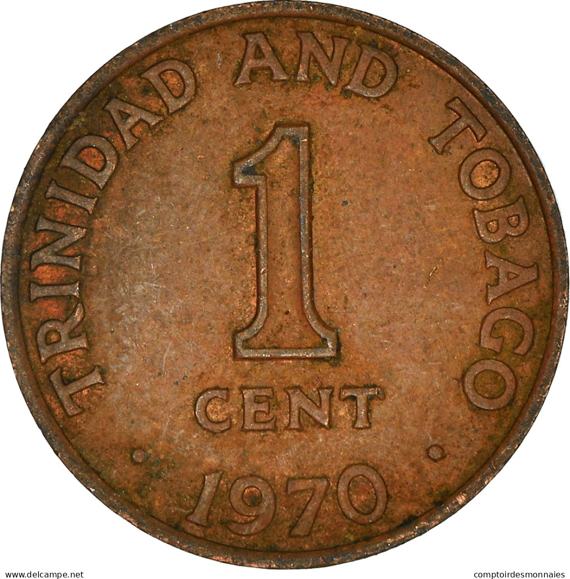 Monnaie, Trinité-et-Tobago, Cent, 1970 - Trinidad En Tobago