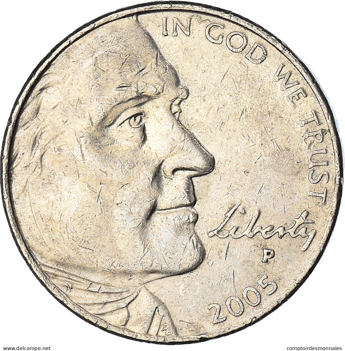 Monnaie, États-Unis, 5 Cents, 2005 - 1938-…: Jefferson
