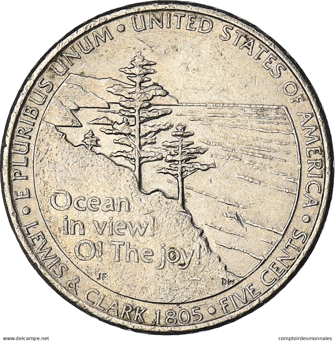Monnaie, États-Unis, 5 Cents, 2005 - 1938-…: Jefferson